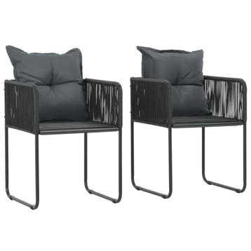 Tuinstoelen met kussens | 66% eraf | Retour deal, Tuin en Terras, Verzenden, Gebruikt, Rotan