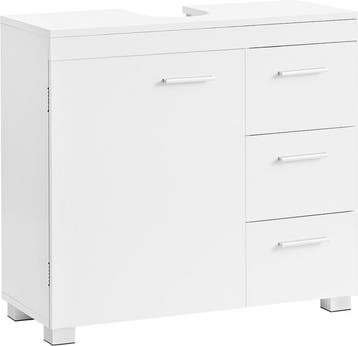 Witte wastafelonderkast - 30 cm x 70 cm x 64 cm -, Verzenden, Nieuw