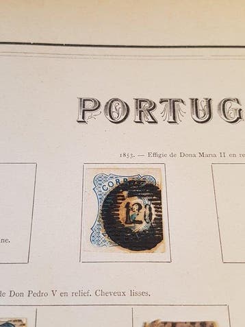 Portugal et les Açores 1853/1988 - Collection ancienne sur, Postzegels en Munten, Gestempeld