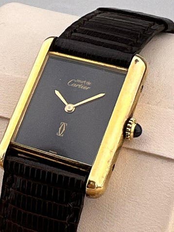Cartier - Must de Cartier Tank Brown Spider Dial LM - 6197