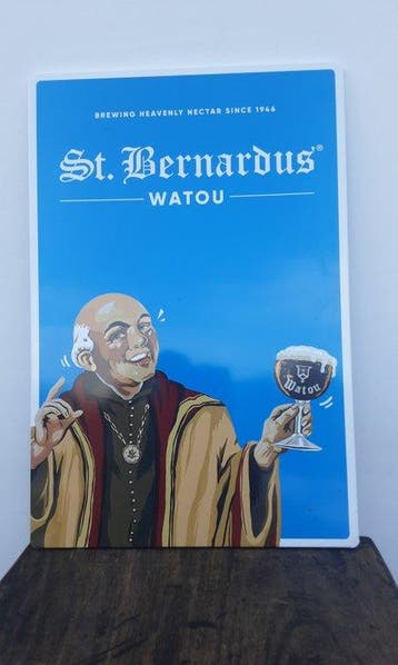 St. Bernardus WATOU - Reclamebord - Metaal