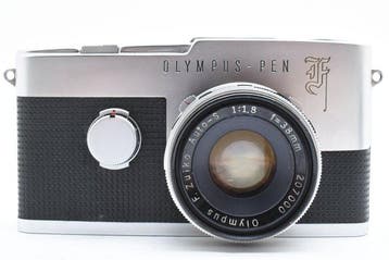 Olympus PEN F Half Frame + F.Zuiko Auto S 1,8/38mm |, Audio, Tv en Foto, Fotocamera's Analoog, Nieuw