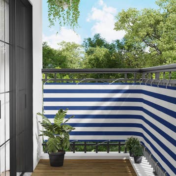 vidaXL Balkonscherm 100 x 800 cm Oxford Stof Rechthoekig, Verzenden, Nieuw