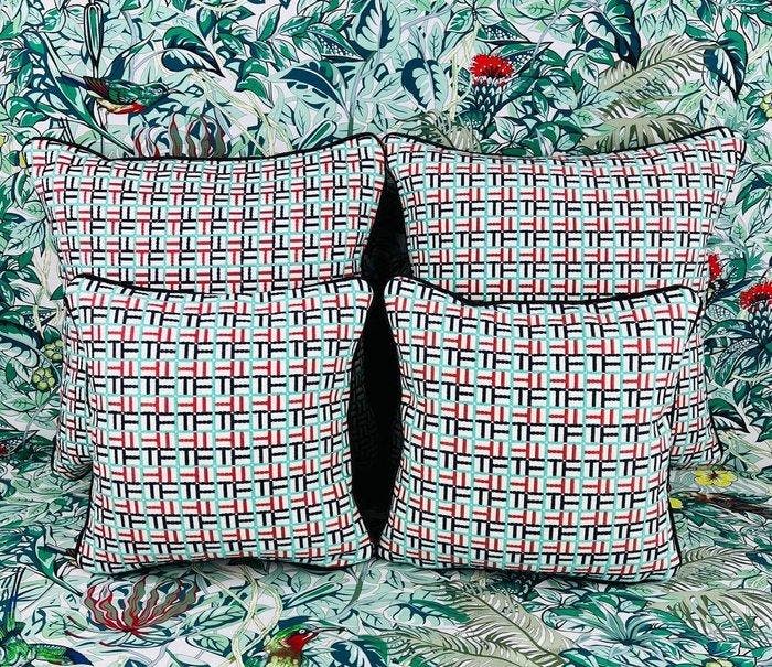 Hermès Nieuwe set van vier - Kussen, Antiquités & Art, Tapis & Textile