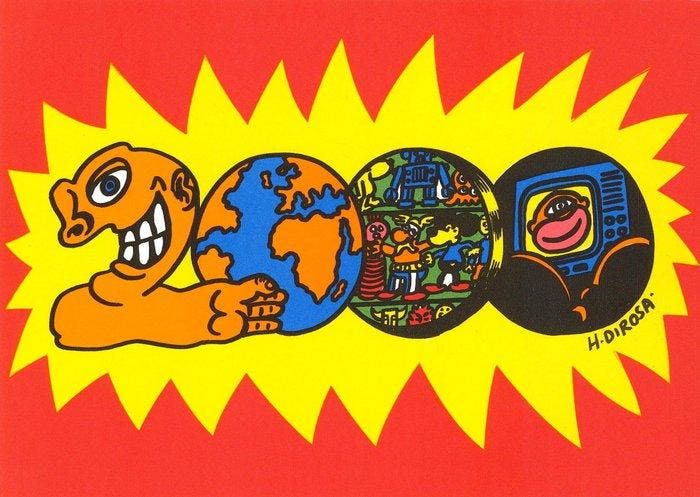 Hervé Di Rosa (1959) - 2000, Antiquités & Art, Antiquités | Autres Antiquités