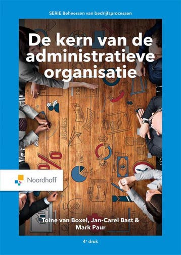 De kern van de administratieve organisatie / Beheersen van, Boeken, Verzenden, Zo goed als nieuw, Jan-Carel Bast