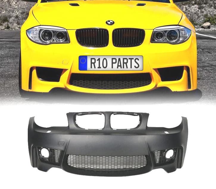 PARE CHOCS AVANT BMW E81 E87 E82 E88 04-13 LOOK 1M SRA, Auto-onderdelen, Carrosserie, Verzenden