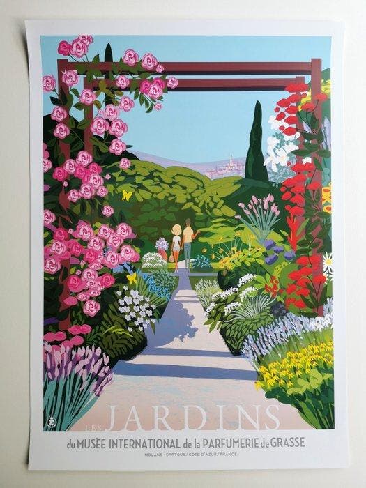 Monsieur Z - Grasse - Les Jardins - Jaren 2010, Antiek en Kunst, Kunst | Tekeningen en Fotografie