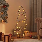 vidaXL Kerstdecoratie kerstboom 125 cm metaal zwart, Verzenden