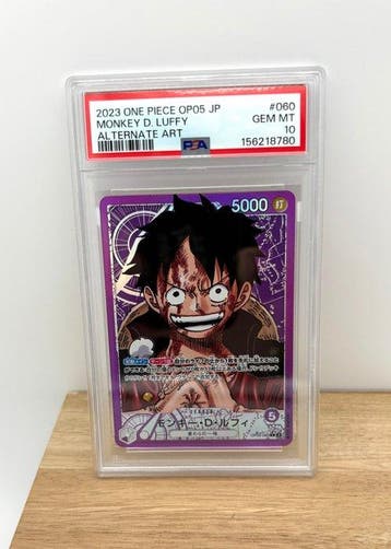 Bandai - 1 Graded card - One Piece - Monkey D. Luffy