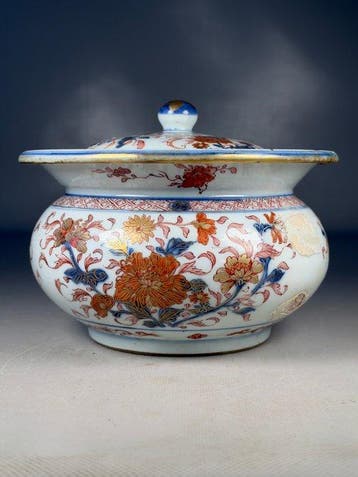 Pot - Grote schotel / terrine met deksel in Chinees, Antiek en Kunst