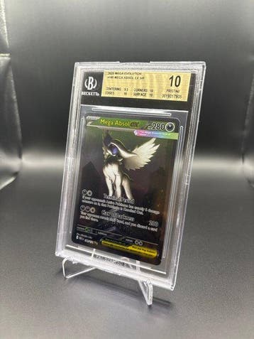 Pokémon - 1 Graded card - Mega Absol EX 180 Mega Evolution