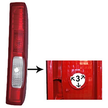 Opel Vivaro 2009-2014 Achterlicht Rechts (Achterlampen), Auto-onderdelen, Verzenden, Nieuw