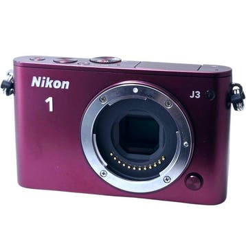 Nikon 1 J3 Red Mirrorless Digital Camera Body With Original, Nieuw