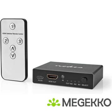 HDMI-Switch | 3 poort(en) | 3x HDMI Input | HDMI Output |, Verzenden