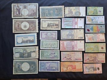 Roumanie. - 24 Banknotes - Various Dates (Sans prix de