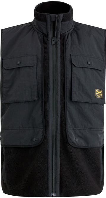 PME Legend Fleece Bodywarmer Zwart maat Maat 42/44 (L) Heren, Verzenden, Nieuw, Zwart, PME Legend