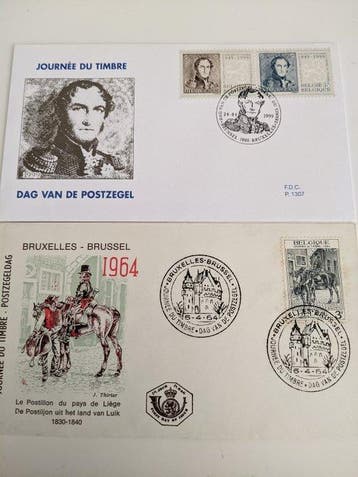 België 1964/1999 - Dag van de postzegel, Postzegels en Munten, Gestempeld