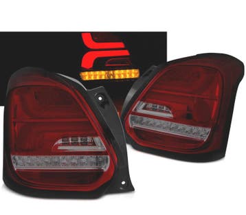 Feux Arrière Pour Suzuki Swift 17- Led Bar Dynamiques Rouge, Verzenden