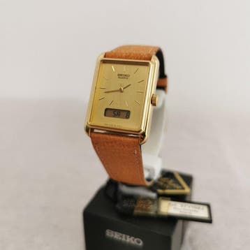Seiko - NOS Tank Duo Display Ana-Digi - Sans prix de