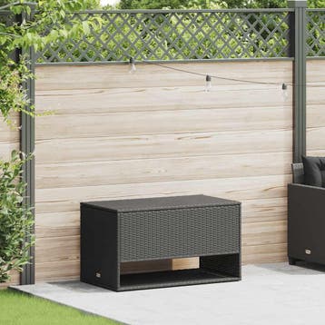 vidaXL Opbergbox voor buiten 100x55x55,5 cm poly rattan, Tuin en Terras, Verzenden, Nieuw