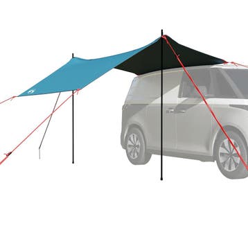 vidaXL Autotent waterdicht blauw, Verzenden, Nieuw