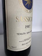 1987 Tenuta San Guido, Sassicaia - Super Tuscans - 1, Collections, Vins