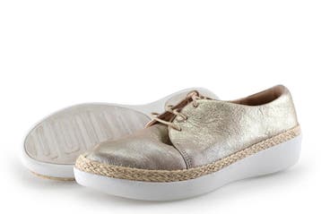 Fitflop Veterschoenen in maat 39 Zilver, Kleding | Dames, Schoenen, Overige kleuren, Verzenden, Overige typen, Zo goed als nieuw