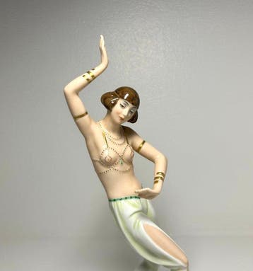 Rosenthal - Beeldje - Art Deco figurine Dancer with Snake