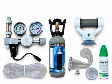 Osaka premium aquarium co2 set tot 400 liter - 1,5 kg co2 fl, Ophalen of Verzenden, Nieuw