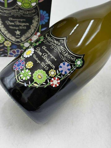 2015 Dom Pérignon, Edition Murakami Green Flower - Champagne, Verzamelen, Nieuw
