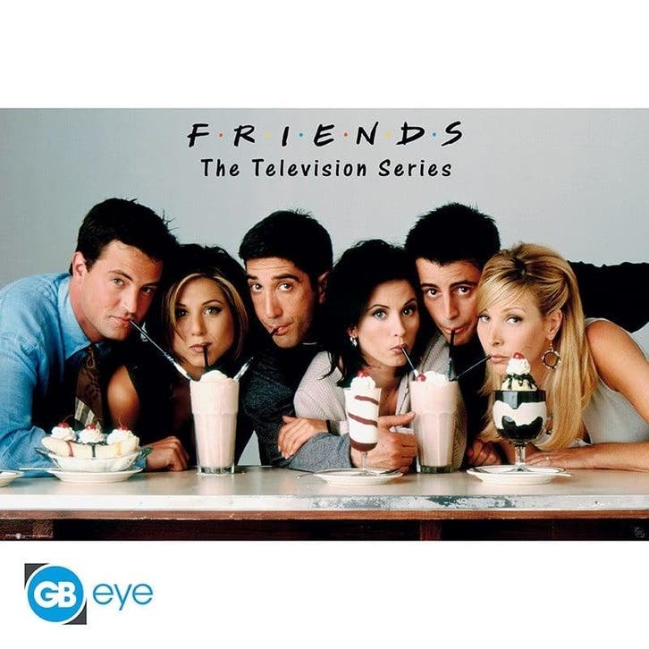 Friends Milkshake Poster 91.5 x 61 cm, Verzamelen, Film en Tv, Nieuw, Ophalen of Verzenden