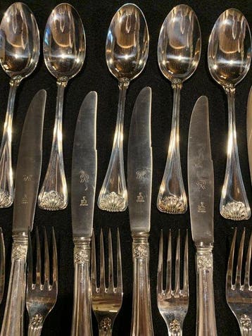 Ricci argenteria - Bestekset voor 12 personen - Cellini, Antiquités & Art