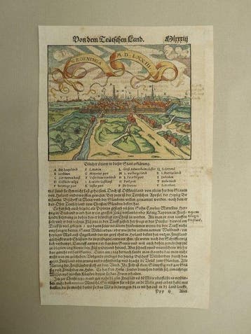Nederland - Groningen; Sebastiaan Münster - Groeninga -, Nieuw