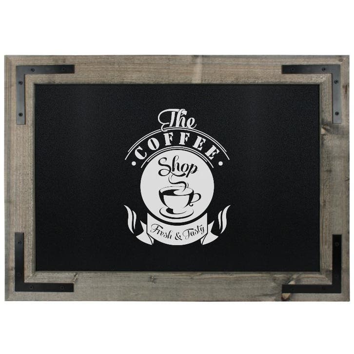 Krijtbord Fabrique Old Grey 70x90 cm, Huis en Inrichting, Woonaccessoires | Lijsten, Verzenden