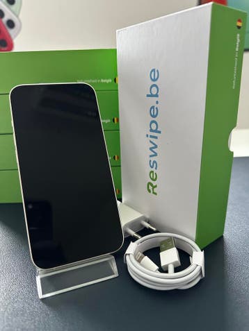 iPhone 13 Wit Als nieuw 128GB 256GB 512GB + 3 jaar garantie, Wit, IPhone 13, Ophalen of Verzenden, Zo goed als nieuw