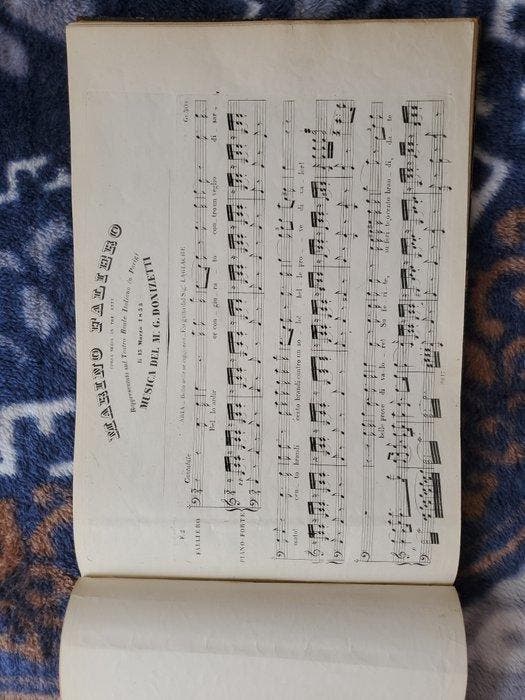 G. Verdi; G. Donizetti; V. Bellini et plusieurs autres -, Antiek en Kunst, Antiek | Boeken en Manuscripten