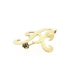 Gouden broche van de letter L, Bijoux, Sacs & Beauté, Broches, Ophalen of Verzenden