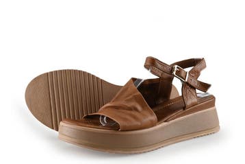 Laurent David Sandalen in maat 39 Cognac, Vêtements | Femmes, Verzenden, Sandalen of Muiltjes