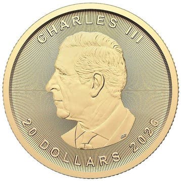 1/2 oz - Goud .999 - 2026 Goldmünze Maple Leaf - Zonder