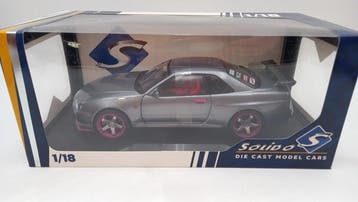 Solido 1:18 - Voiture miniature - Nissan Skyline GT-R (R34)