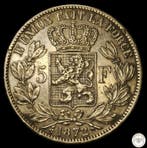 Belgique. Léopold II. 5 Francs 1872 small head (Sans prix de