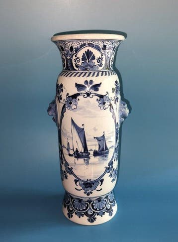 Vaas - Keramiek - Porceleyne Fles 1890, Antiquités & Art, Antiquités | Verre & Cristal