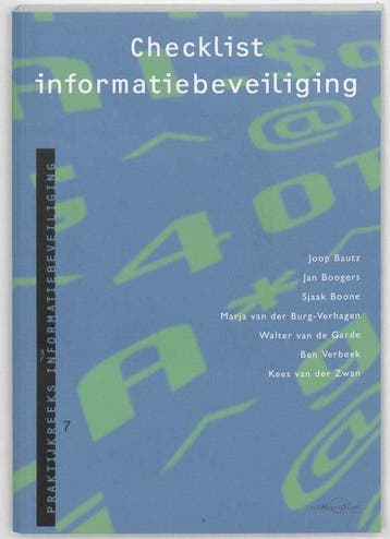 Checklist informatiebeveiliging - Bautz, Verzenden