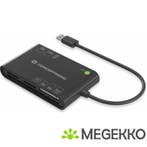 Conceptronic BIAN01B smart card reader USB 2.0 Zwart, Verzenden
