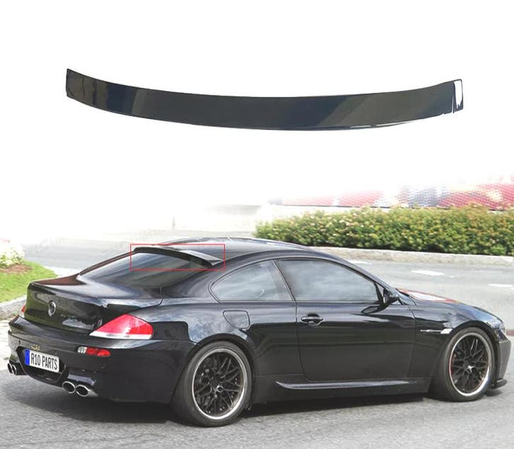 SPOILER DE TOIT BMW E63 03-08 LOOK M NOIR BRILLANT, Auto-onderdelen, Carrosserie, Verzenden