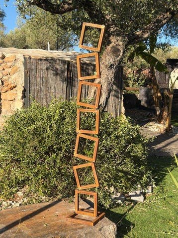 Ana Lucia B.M - Sculpture Corten - XXL - NO Reserve