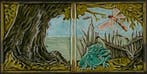 Jugendstil Tegel (2) - Aktien-Gesellschaft Norddeutsche, Antiek en Kunst