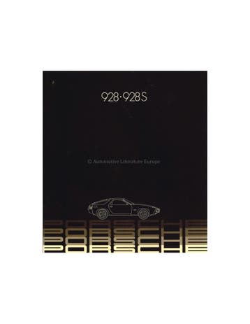 1982 PORSCHE 928 S BROCHURE DUITS, Ophalen of Verzenden