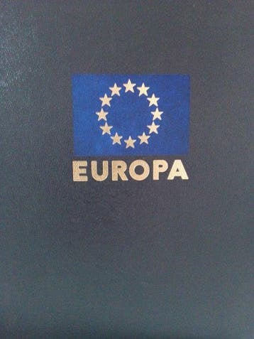 Europa CEPT 1971/1983 - Postzegelalbum met etui, bevat een, Gestempeld